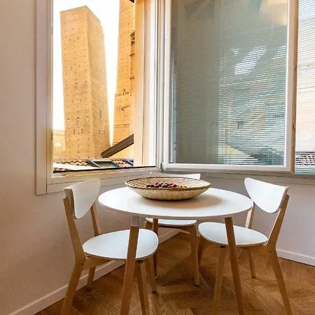 Asinelli Panoramic Rooftop, In Front Of The Two Towers