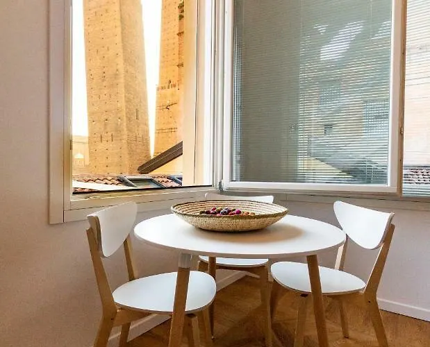 Asinelli Panoramic Rooftop, In Front Of The Two Towers